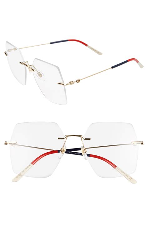 gucci framless glasses|Gucci frames glasses for women.